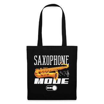 Saxofon - Stoffbeutel - Schwarz - Vorne