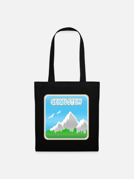 Bergsteigen Geigelstein - Stoffbeutel - Schwarz