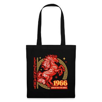1966 Fire Horse Legend 60th Birthday Gift - Tote Bag - black - Front