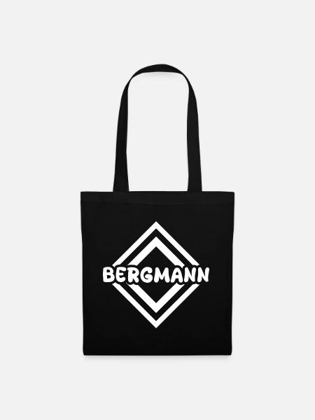 Geschenk für Bergmann - Stoffbeutel - Schwarz