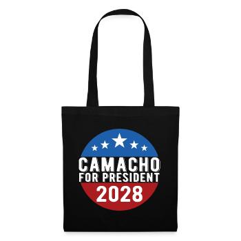 Camacho 2028 Emblem Parody Funny Not Sure - Tote Bag - black - Front