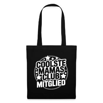 Coolste Mamas Club Mitglied - Stoffbeutel - Schwarz - Vorne