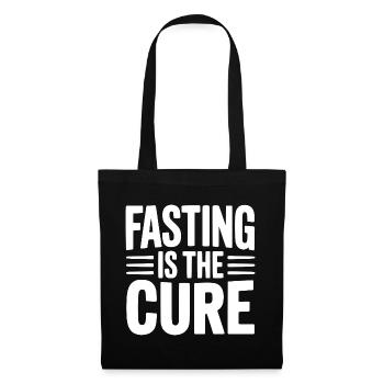 Fasting Is Cure - Tote Bag - black - Front