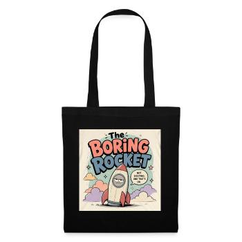 The Boring Rocket - Tote Bag - black - Front