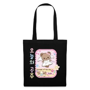 Junggesellinnenabschied Kawaii Kpop Koreanischer Pastel - Stoffbeutel - Schwarz - Vorne