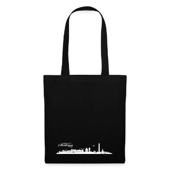 Norderneyer Skyline - Stoffbeutel - Schwarz - Vorne