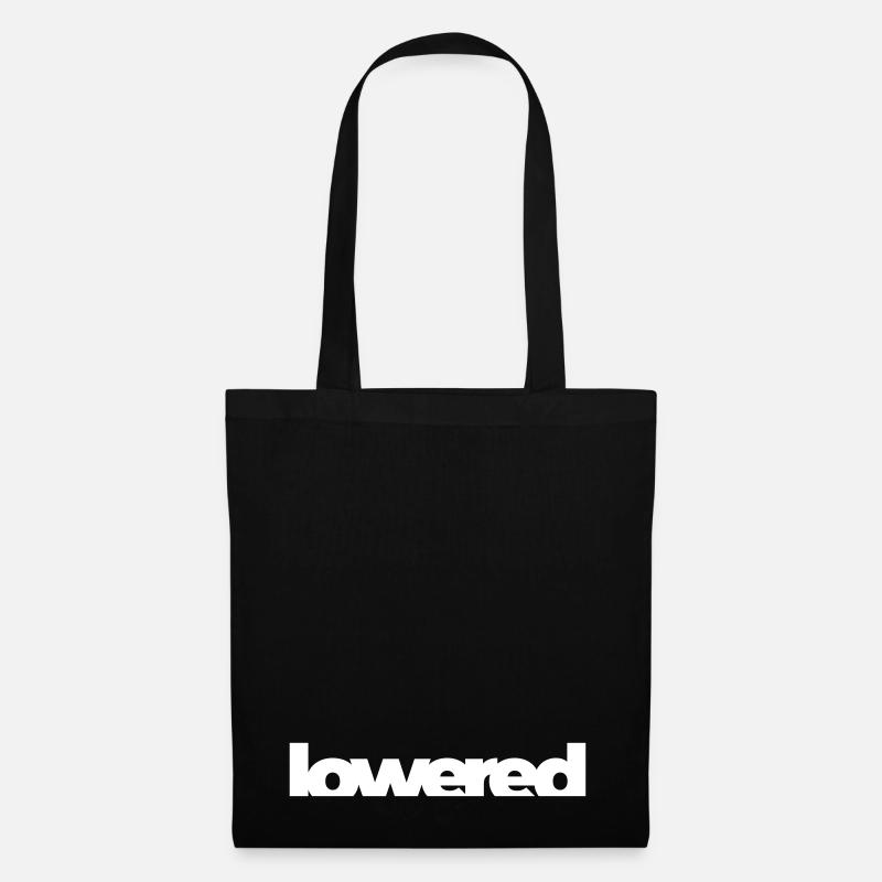 lowered - Stoffbeutel - Schwarz