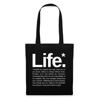 Life* - Tote Bag - black - Front