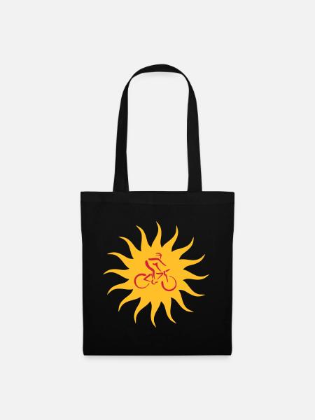 Biker Sun - Tote Bag - black