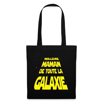 Meilleur maman de la galaxie - Sac en tissu - noir - Devant