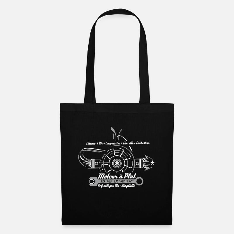 moteurplat2 - Sac en tissu - noir
