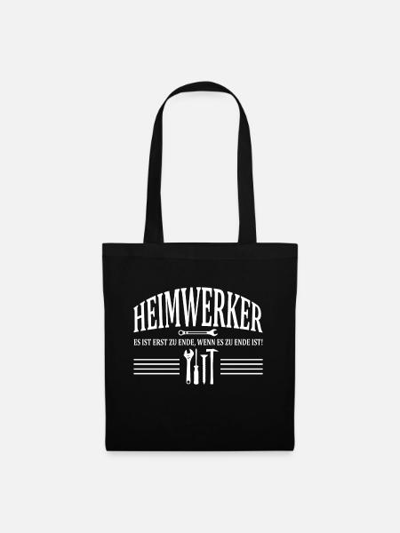Heimwerker - Stoffbeutel - Schwarz