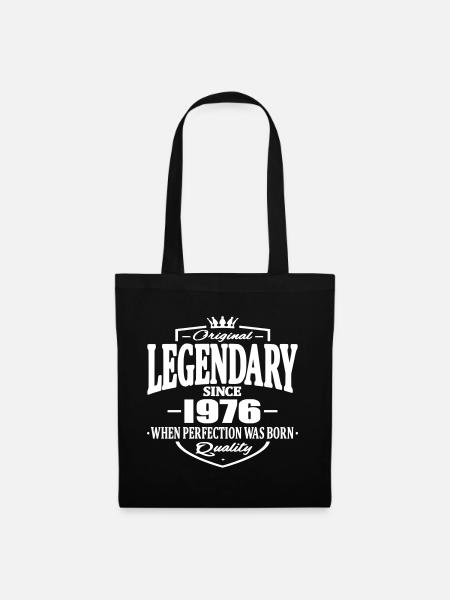 Legendary seit 1976 - Stoffbeutel - Schwarz