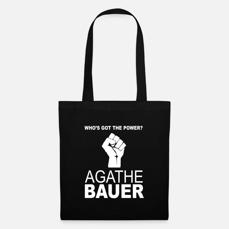 Agathe Bauer Power Wer hat die Macht des Ohrwurms - Stoffbeutel - Schwarz