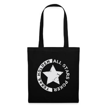 Étoile Texas Hold'em All Stars - Sac en tissu - noir - Devant