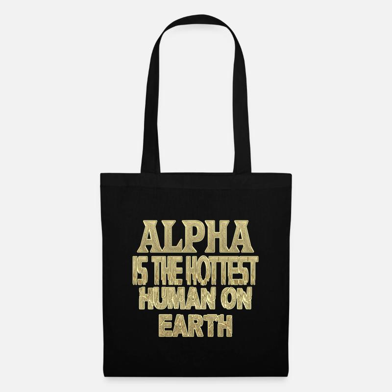 alpha - Tote Bag - black
