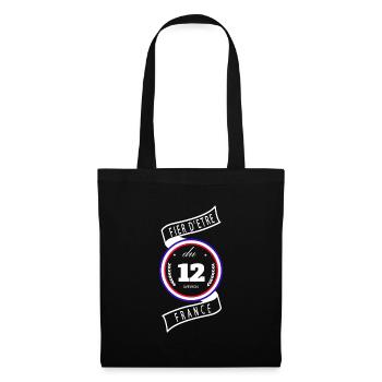 Fier D'être Du 12 Aveyron France - Sac en tissu - noir - Devant