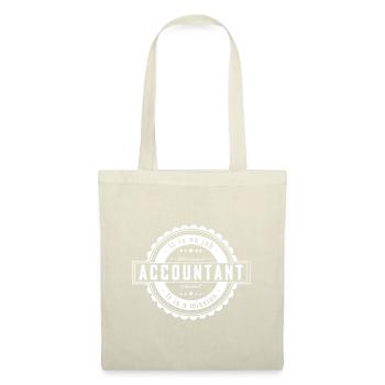 COMPTABLE - Sac en tissu - nature - Devant