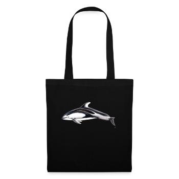 White flank dolphin - Lagénorhynque - Lag - Tote Bag - black - Front