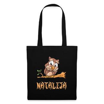 Owl Natalija - Tote Bag - black - Front