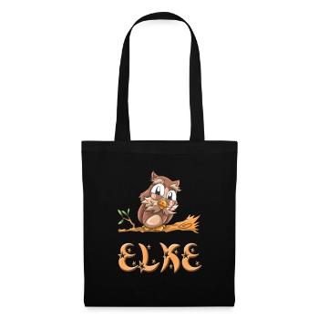 Owl Elke - Tote Bag - black - Front