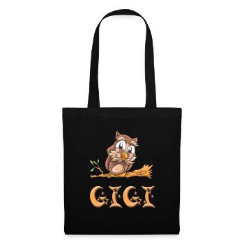 Owl Gigi - Tote Bag - black - Front