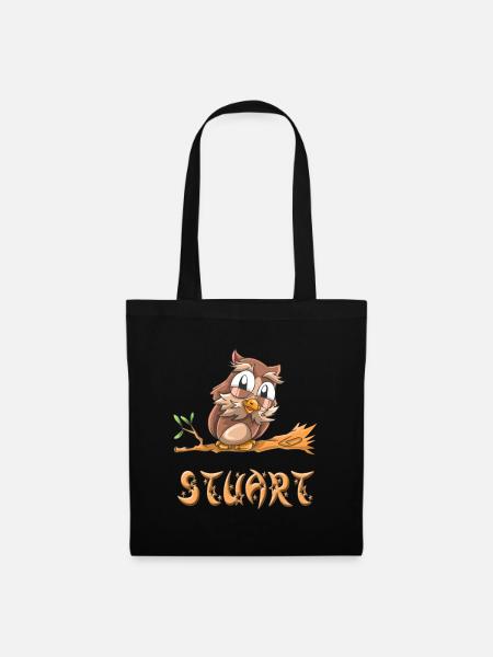 Owl Stuart - Tote Bag - black