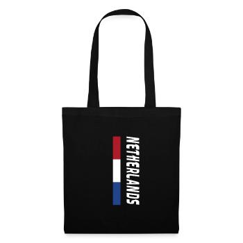 Netherlands / Gift / Gift Idea - Tote Bag - black - Front
