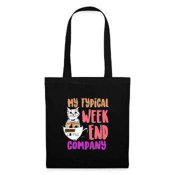 Cats kitten espresso - Tote Bag - black - Front
