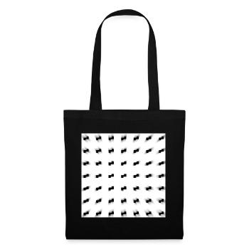 black and white art - Tote Bag - black - Front