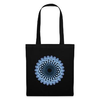 atome - cellulaire sept - Sac en tissu - noir - Devant