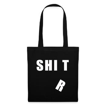 Shirt shit shit t-shirt gift idea - Tote Bag - black - Front