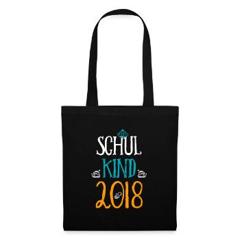 Kita Abgänger Schulkind Einschulung Kindergarten - Stoffbeutel - Schwarz - Vorne