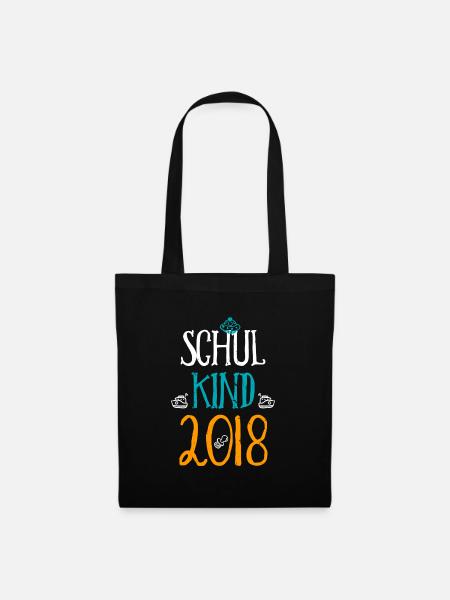 Kita Abgänger Schulkind Einschulung Kindergarten - Stoffbeutel - Schwarz