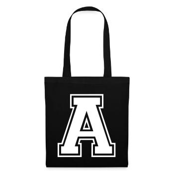a - Stoffbeutel - Schwarz - Vorne