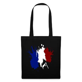 France Tricolor Flag - Tote Bag - black - Front