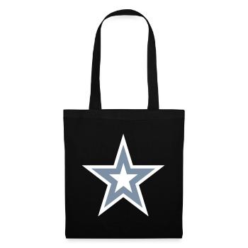 LUCKY STAR - Sac en tissu - noir - Devant