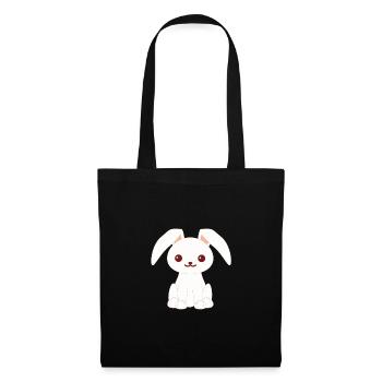 Lapin Lapin Lapin Lapin Lapin - Sac en tissu - noir - Devant
