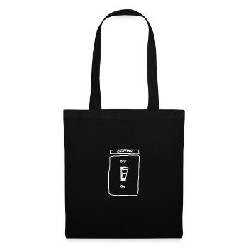 Light switch Emotion On Off - Tote Bag - black - Front
