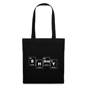 SHAMY Periodic Table Typography - Tote Bag - black - Front