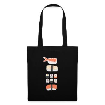 Sushi Maki Nigiri Food Art - Tote Bag - black - Front
