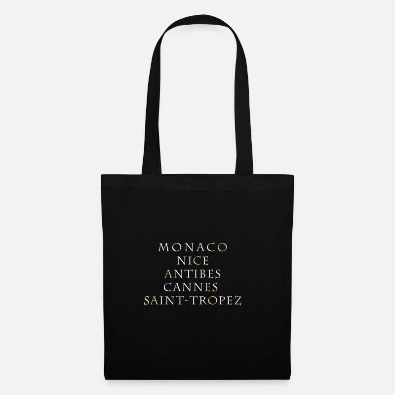 monaco - Stoffbeutel - Schwarz