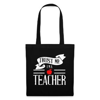 Formation des enseignants - Sac en tissu - noir - Devant