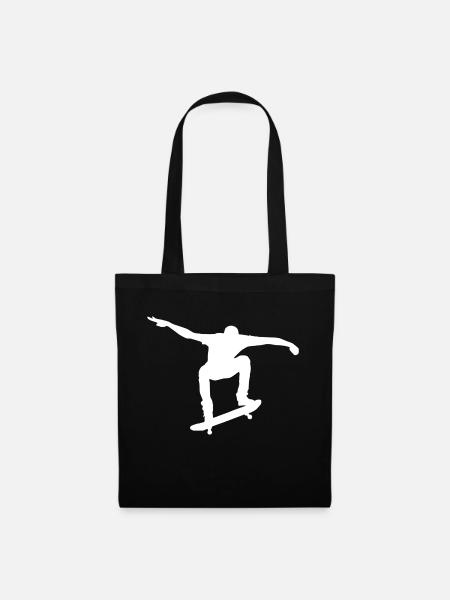 Skater Skaten - Stoffbeutel - Schwarz