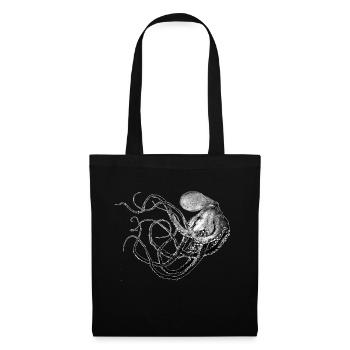 Octopus Sea Animal Japan - Tote Bag - black - Front