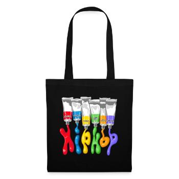 Tubes de hip-hop - Sac en tissu - noir - Devant