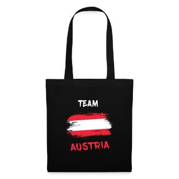 Team Austria / Gift Vienna National Flag - Tote Bag - black - Front