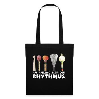 Rhythm music - Tote Bag - black - Front