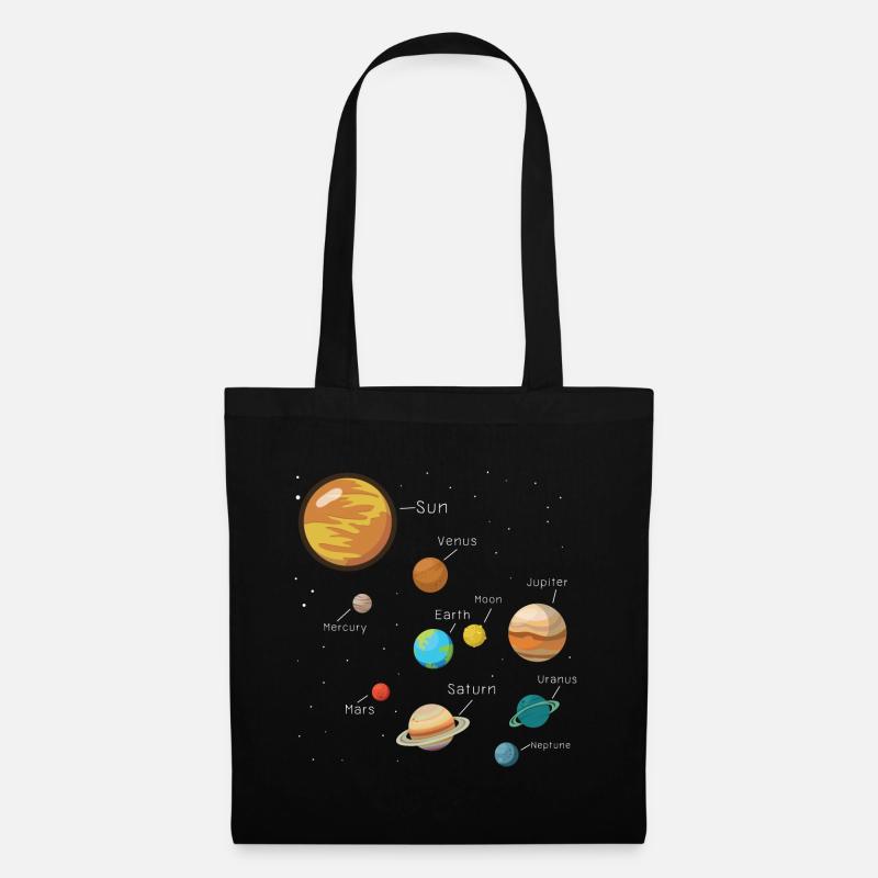 Universe Planet Galaxy Comic Cool Gift - Tote Bag - black