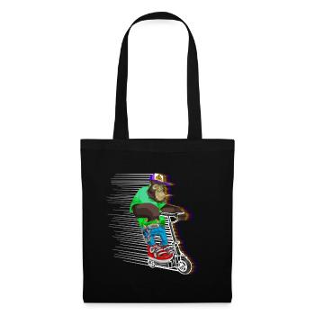 Escooter scooter électrique scooter e-singe cool - Sac en tissu - noir - Devant